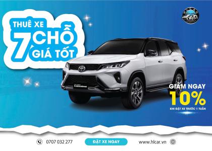 Thuê xe tự lái quận 3 giá rẻ
